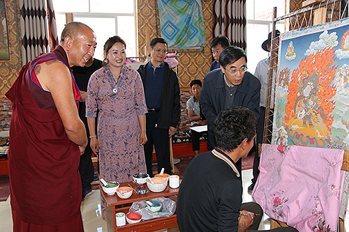 圖為察雅縣殘疾人就業(yè)扶貧產(chǎn)業(yè)園