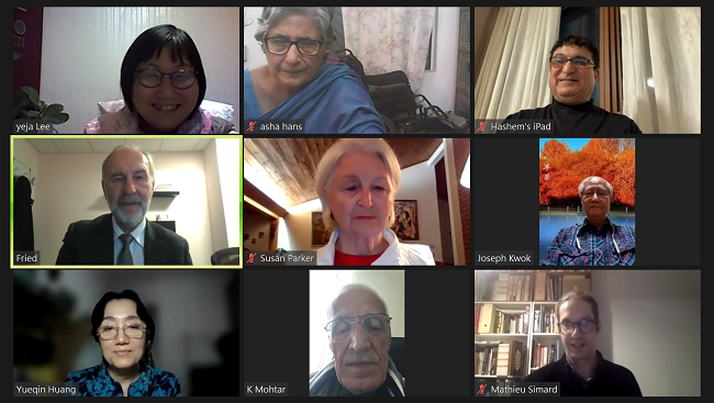 圖為康復(fù)國際執(zhí)委會視頻會議 圖為康復(fù)國際執(zhí)委會視頻會議